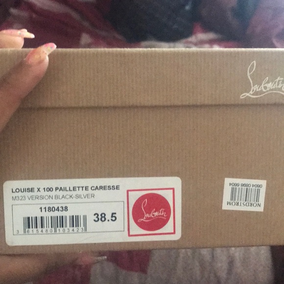 Christian Louboutin thigh high Sequence boots - Picture 7 of 7